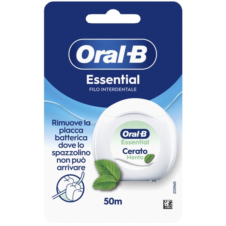 Oral-B Man Filo Interdentale Cerato Menta, 50 Mt