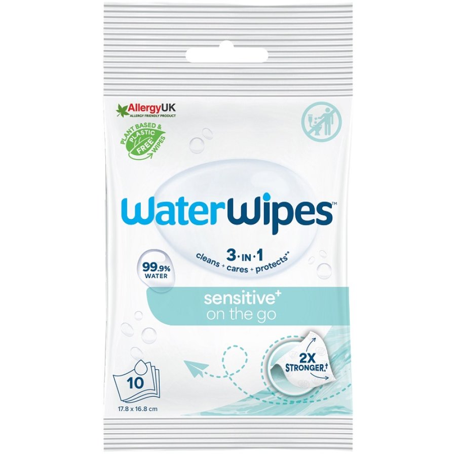 Waterwipes On The Go Salv 10pz Waterwipes On The Go Salv 10pz