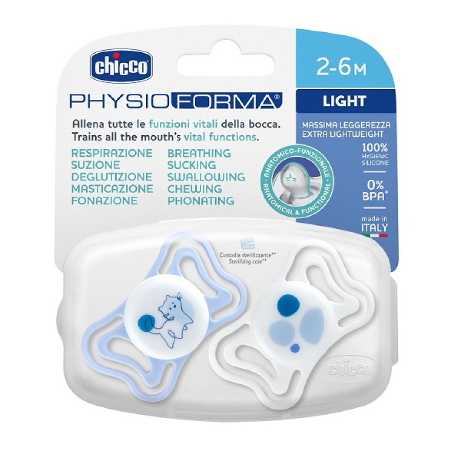CH Succh.Light Blu Sil.2-6m2pz CH Succh.Light Blu Sil.2-6m2pz