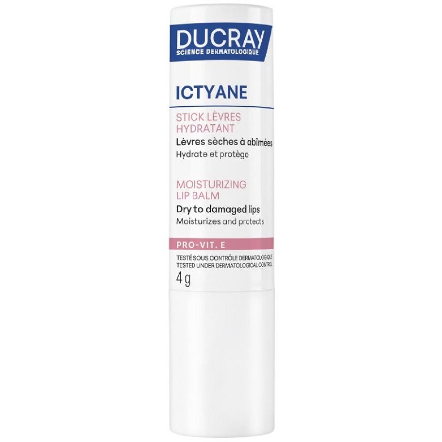 Ducray Ictyane Stick Labbra Idratante, 4 g