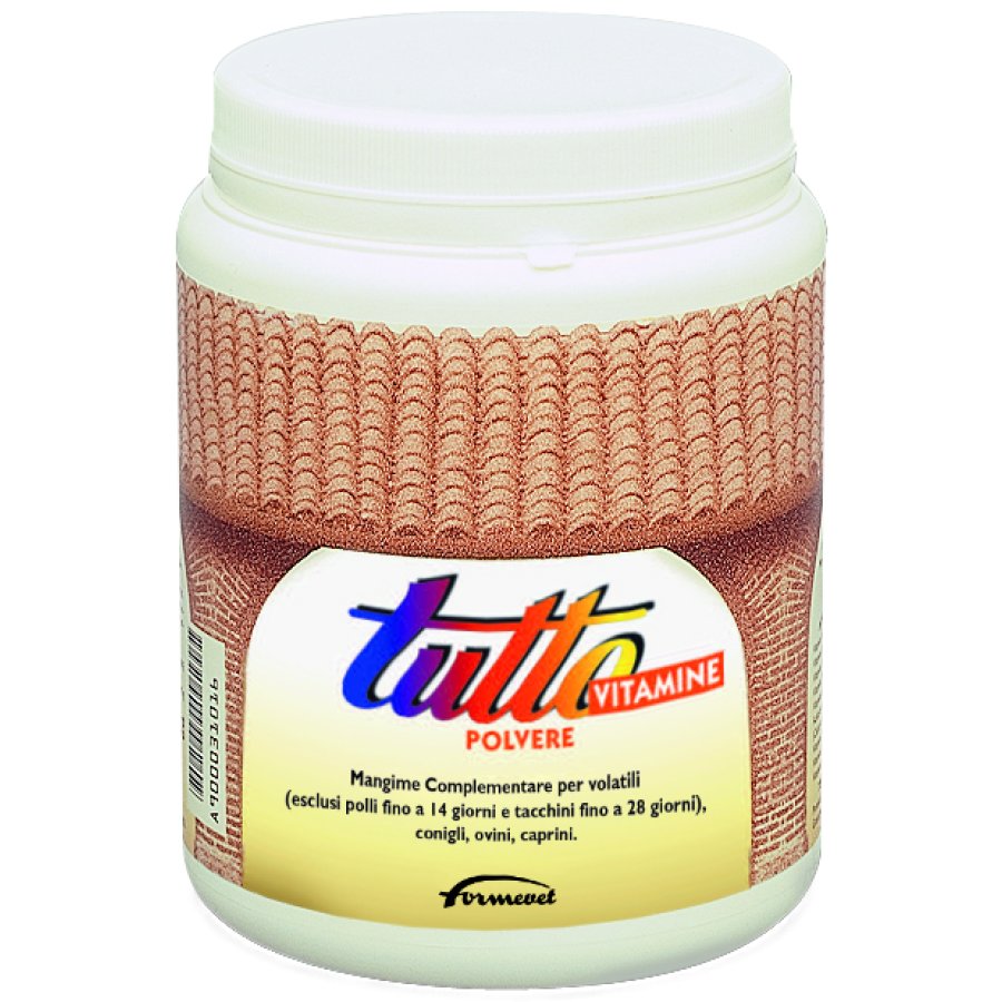 TUTTO VITAMINE POLVERE BARATTOLO 500GR - FORMEVET TUTTO VITAMINE POLVERE BARATTOLO 500GR - FORMEVET