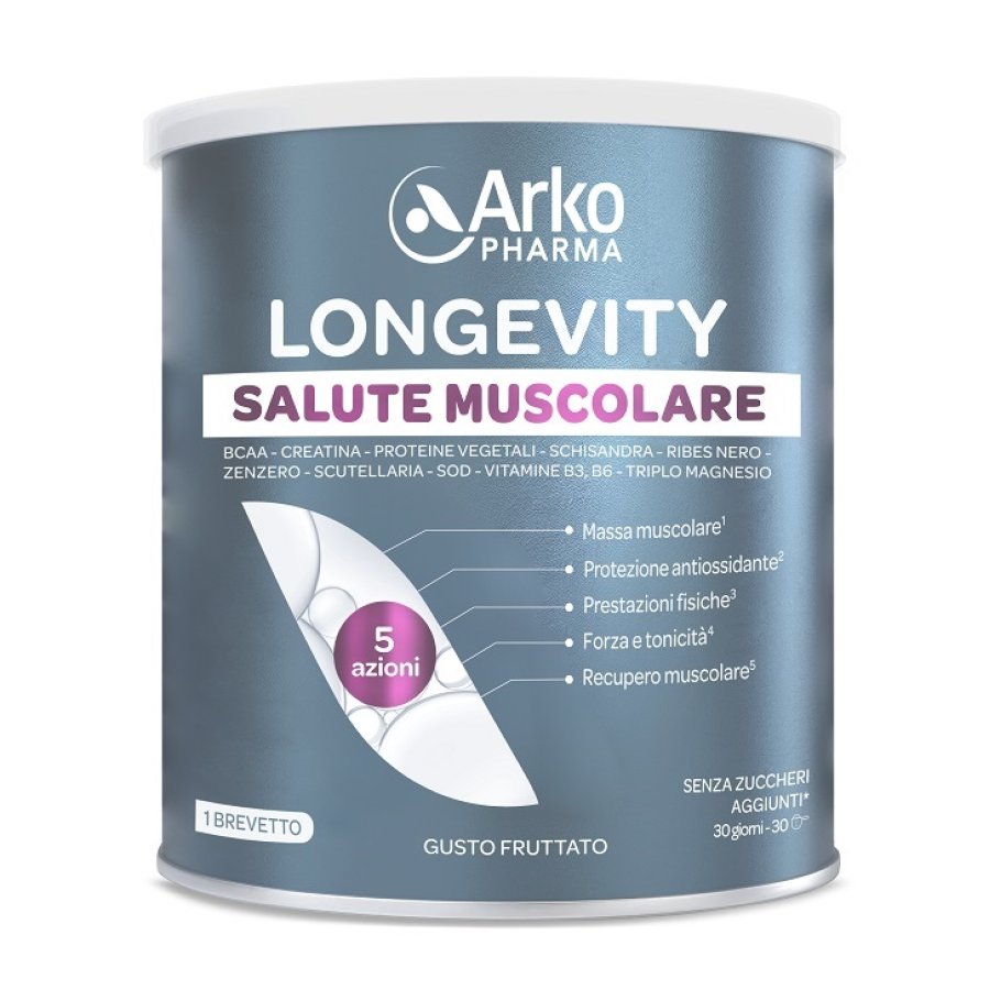 Arkopharma Longevity Salute Muscolare, 285 g Arkopharma Longevity Salute Muscolare, 285 g