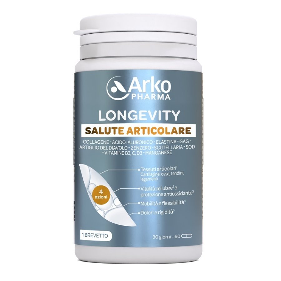 Arkopharma Longevity Salute Articolare, 60 Capsule Arkopharma Longevity Salute Articolare, 60 Capsule