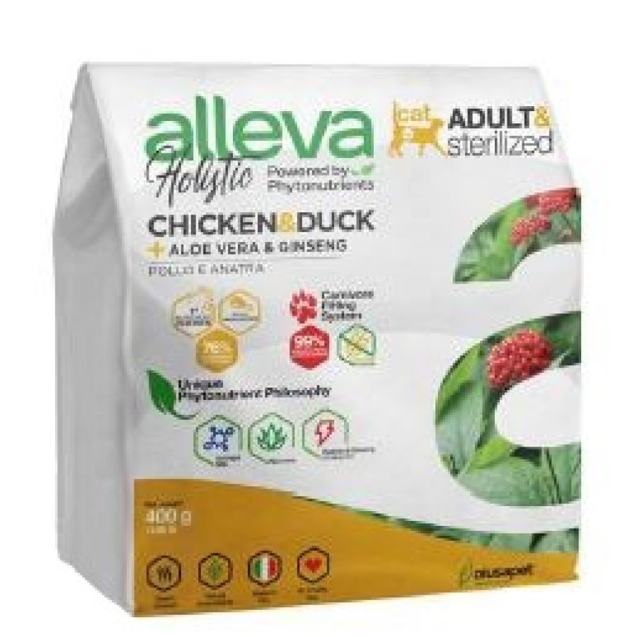 ALLEVA HOLISTIC CAT ADULT CHICKEN AND DUCK KG 0.400 - P00270H
