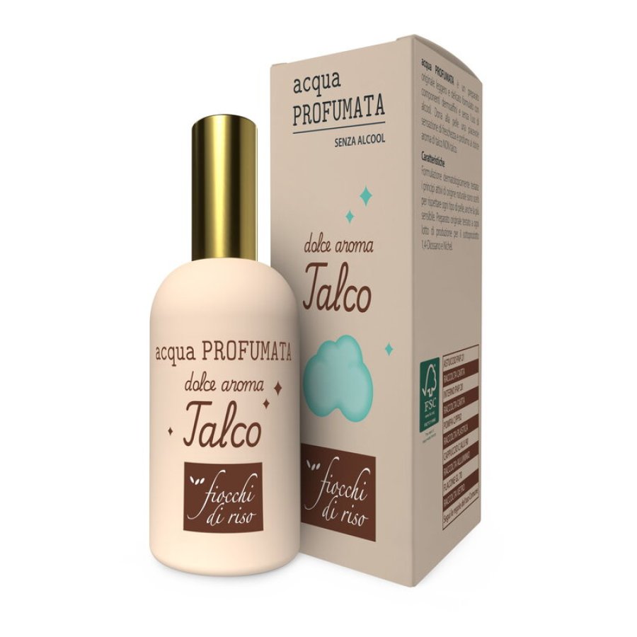 Fiocchi di Riso Acqua Profumata Talco, 50 ml Fiocchi di Riso Acqua Profumata Talco, 50 ml