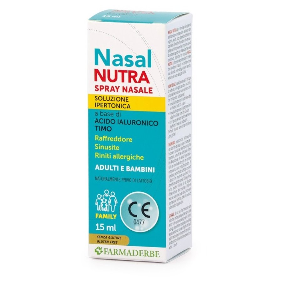NASAL NUTRA SPRAY NASALE 15ML NF NASAL NUTRA SPRAY NASALE 15ML NF