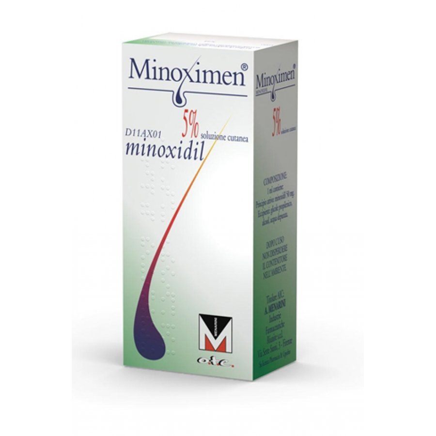 Minoximen Soluzione Cutanea 5% 60ml - Trattamento per Caduta dei Capelli