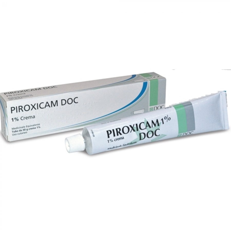 Piroxicam Doc 1% - Crema 50g per il Trattamento dei Disturbi Infiammatori Cutanei