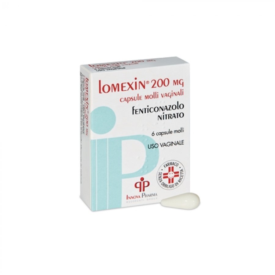 Lomexin 200 mg - Trattamento infezioni vaginali 6 ovuli vaginali
