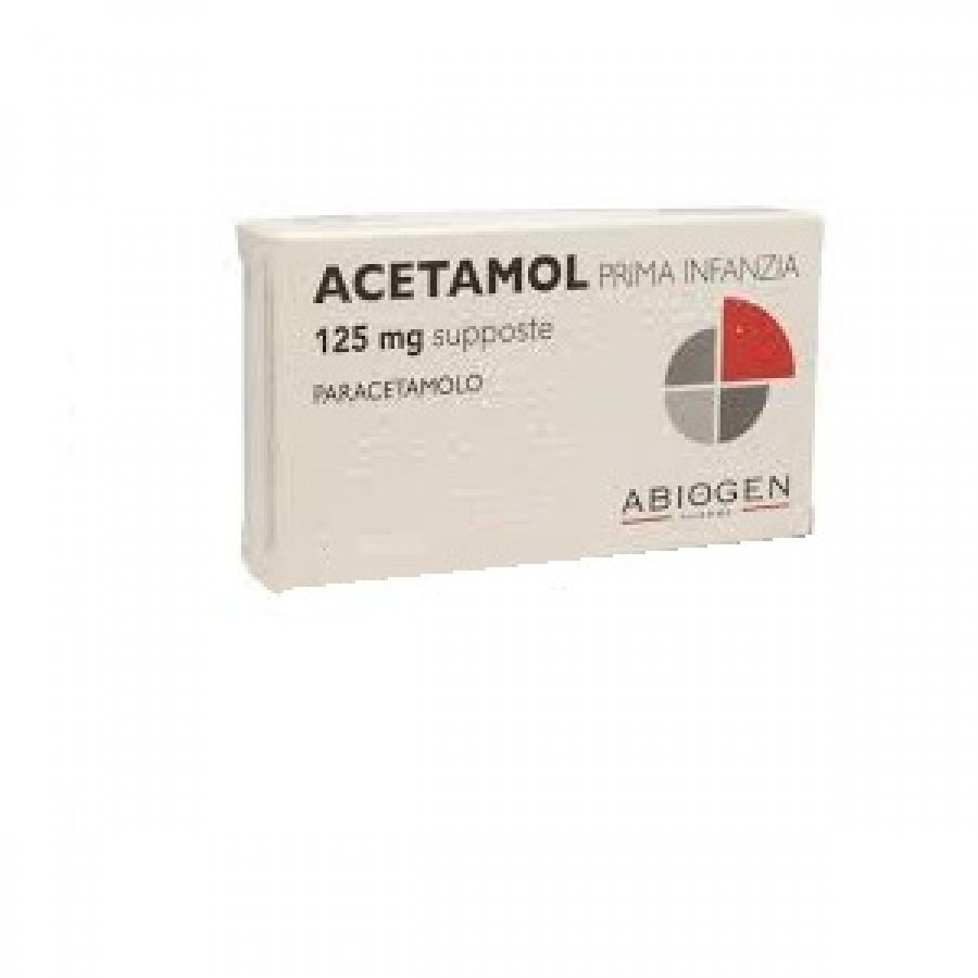 Abiogen Pharma - Acetamol Bambini 10 sup. 125mg