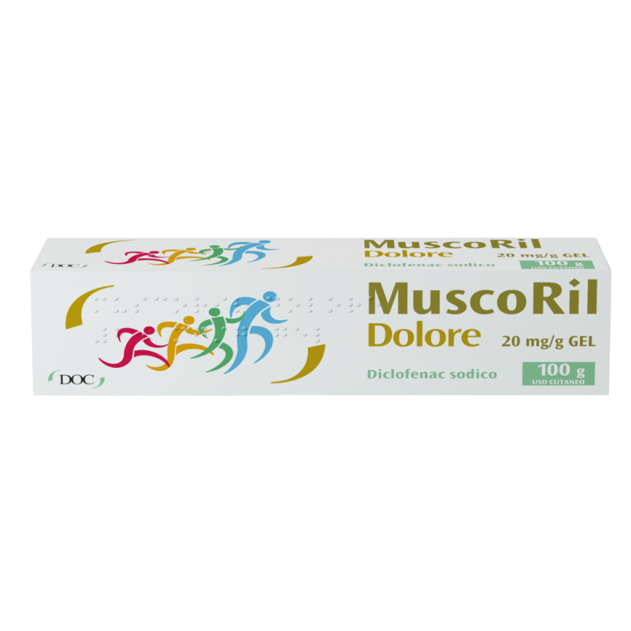 MUSCORIL DOLORE Gel 100g/20mg