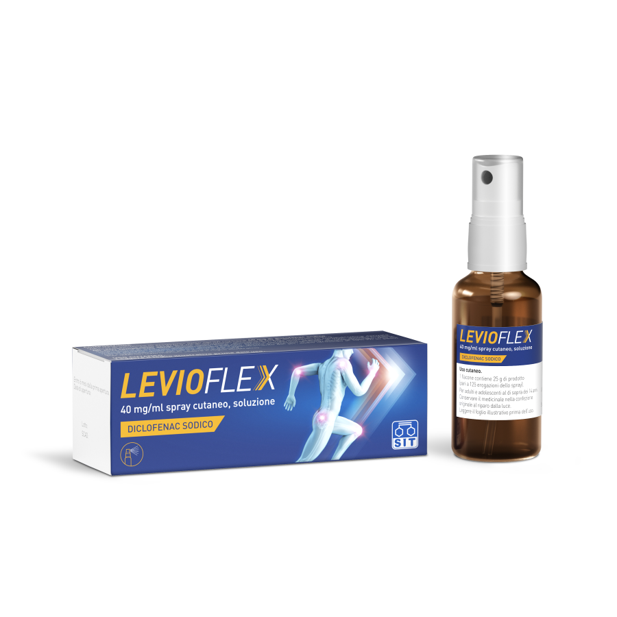 Levioflex*40mg/ml Spray Cutane