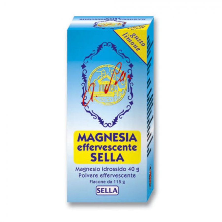 Magnesia Effervescente Sella Polvere Orale 115g Limone
