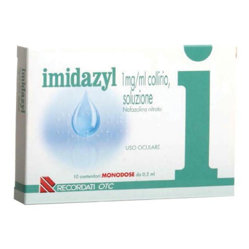 Recordati Imidazyl Collirio 1mg/ml 10 Flaconcini Monodose 1 ml