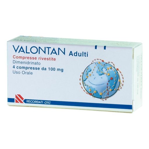 Recordati - Valontan 4cpr 100mg