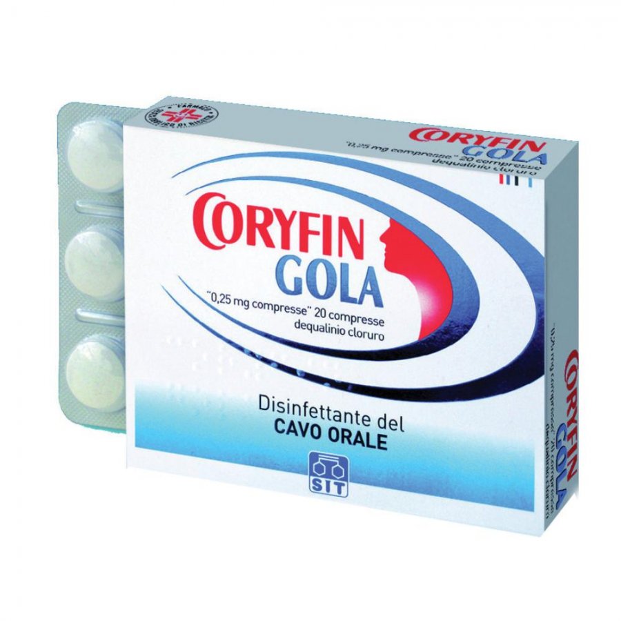 Coryfin Gola - Gusto Mentolo 20 Compresse Oro dispersibili