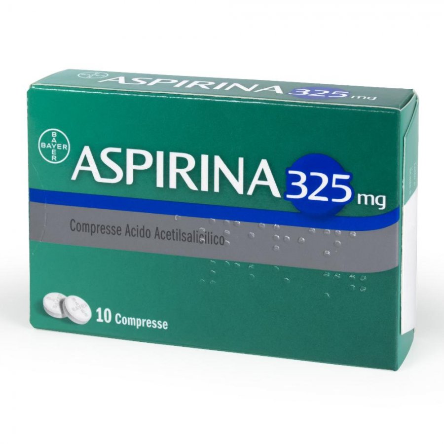 Aspirina 10 compresse 325 mg - Bayer - Acido acetilsalicilico