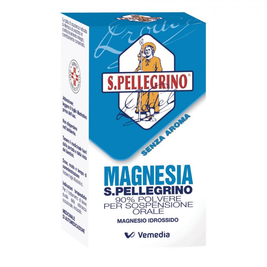 Magnesia S.Pellegrino 90% Polvere Senza Aroma 100g