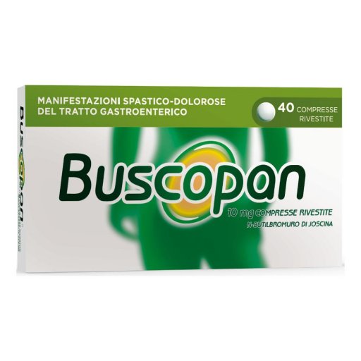Buscopan Compresse 40cpr - Rimedio per Crampi Addominali e Mal di Pancia