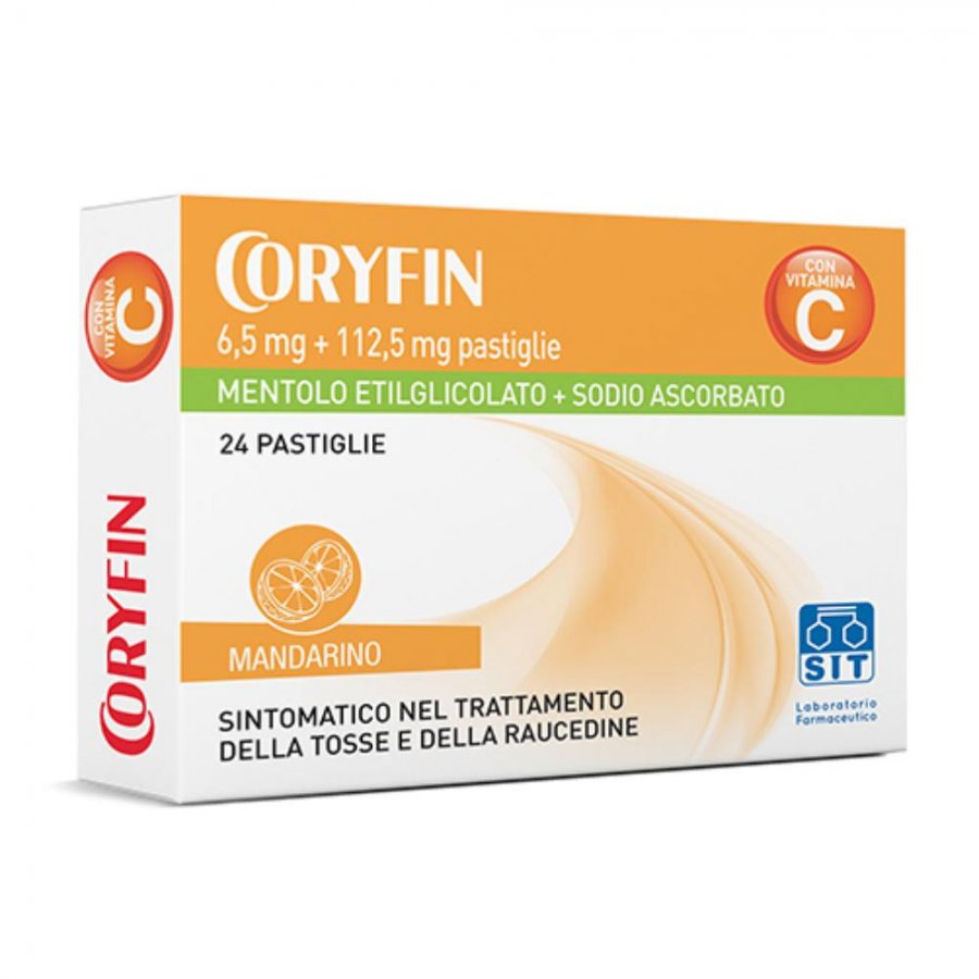 Coryfin C100 - Trattamento tosse e raucedine 24 caramelle