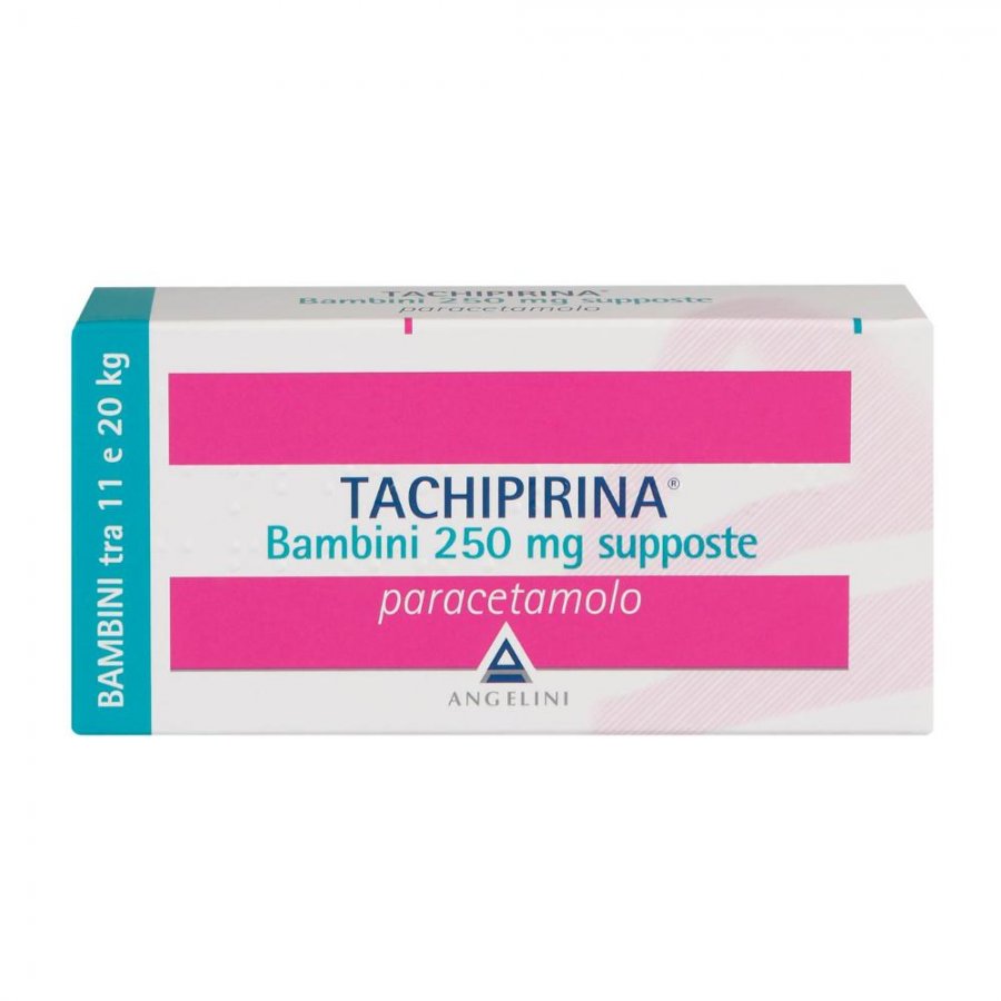 Tachipirina Bambini 10 Supposte 250mg - Dolcetto Farmaceutici - Analgesico e Antipiretico per i Piccoli