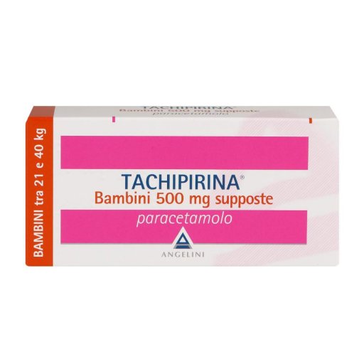 Angelini Tachipirina* 10 Supposte Bambini 500mg: Trattamento per febbre e dolore