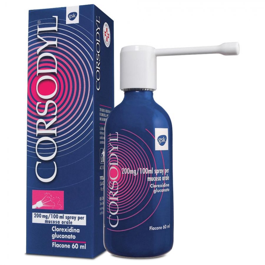 Corsodyl - Spray Nebulizzatore Flacone 60 ml + erogatore 
