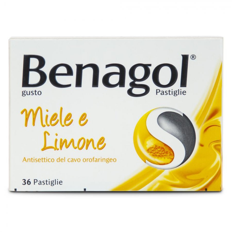 Benagol - 36 Pastiglie Miele / Limone