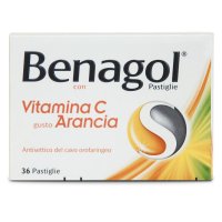 Benagol - Vitamina C Aroma Arancia 36 Pastiglie