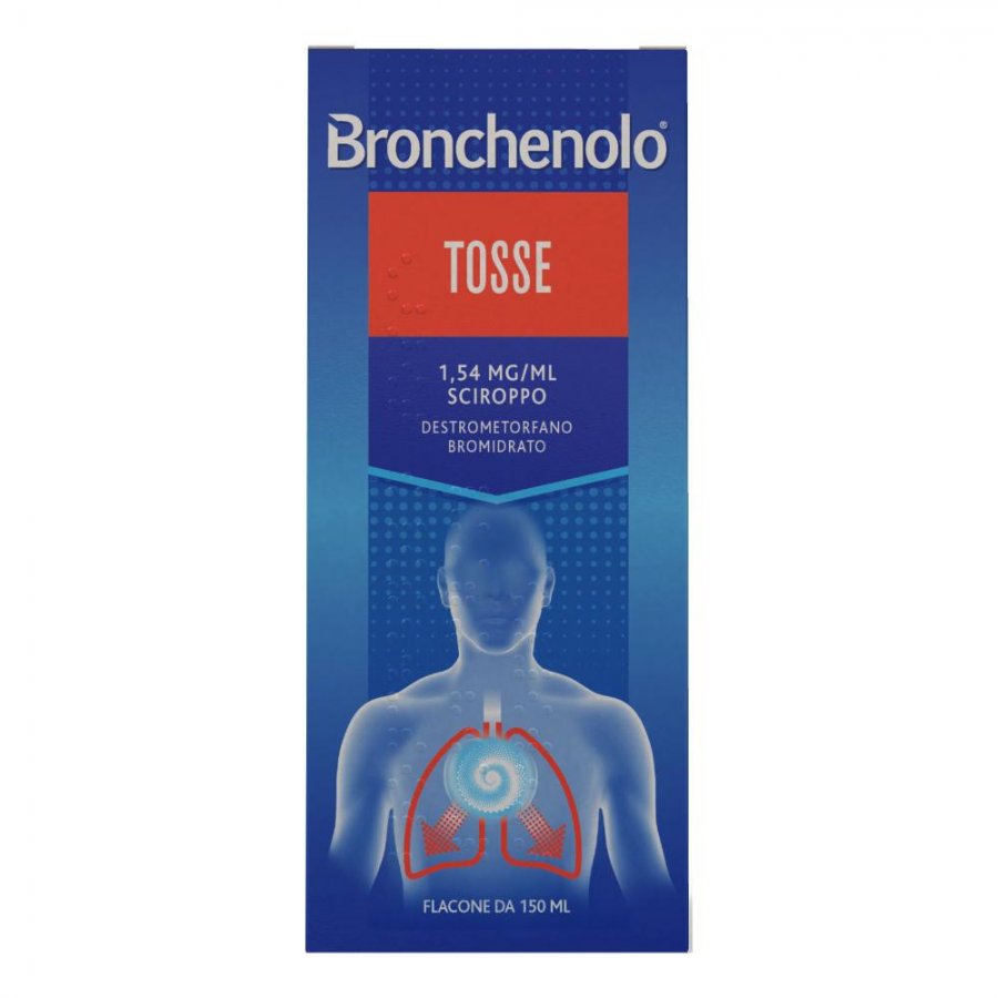 Bronchenolo Tosse Sciroppo 150ml - Rimedio Naturale per Lenire la Tosse e Migliorare il Comfort Respiratorio