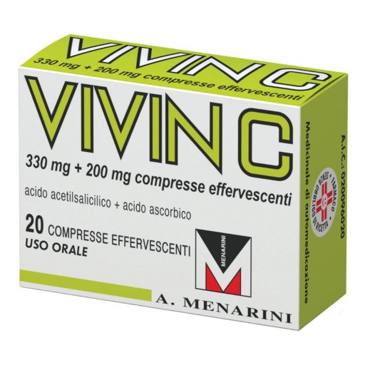 VIVIN C 20 COMPRESSE EFFERVESCENTI 330MG + 200MG