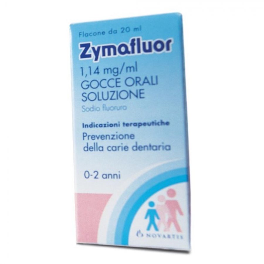 Zymafluor 1,14 mg/ml Sodio Fluoruro Prevenzione Carie Gocce 20 ml