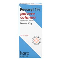 Pevaryl 1% Polvere Cutanea Trattamento Micosi, 30 g Pevaryl 1% Polvere Cutanea Trattamento Micosi, 30 g