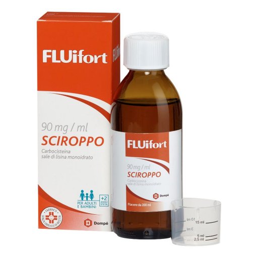 Fluifort - Sciroppo 200 ml 9% con misurino 