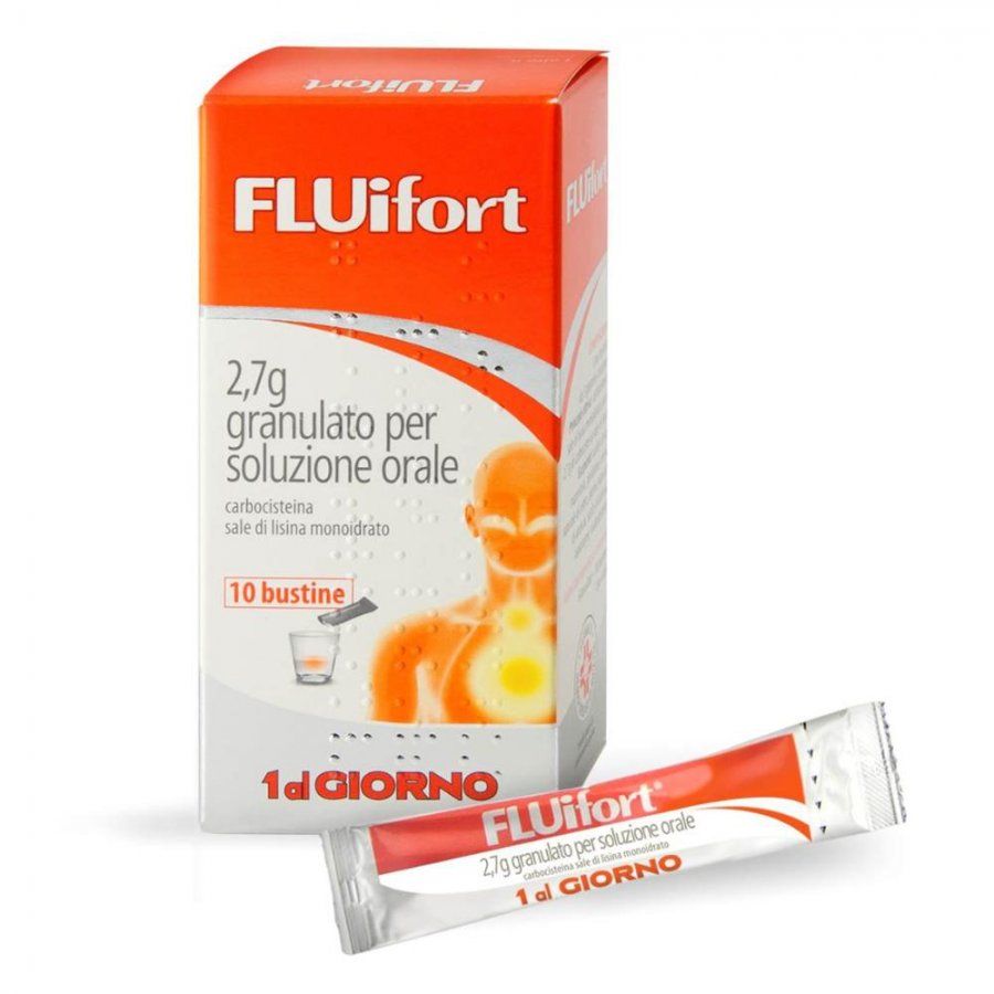 Fluifort - 10 Bustine Granulato 2,7g/10 ml