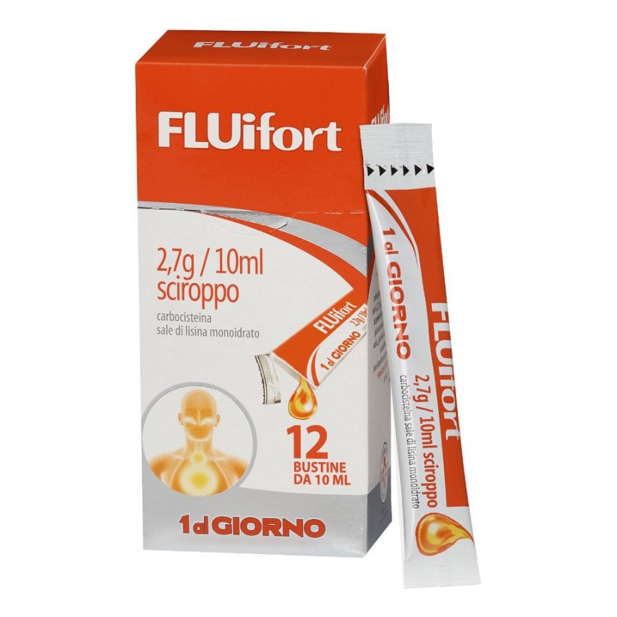 Fluifort - Sciroppo 12 Buste 2,7G/10 ml