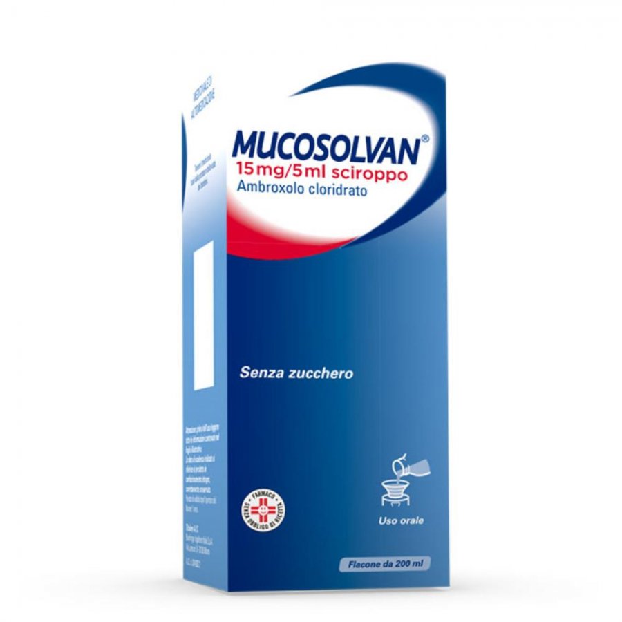 Mucosolvan Sciroppo 200 ml 15 mg/5 ml Aroma Frutti Di Bosco