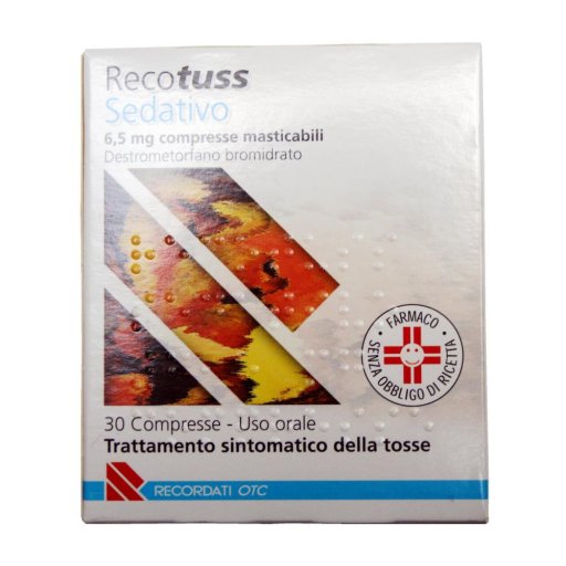 Recotuss Sedativo 6,5mg 30 compresse masticabili