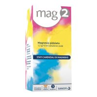 Mag 2 Soluzione Orale Magnesio Pidolato 20 Bustine - Integratore di Magnesio per il Benessere Generale
