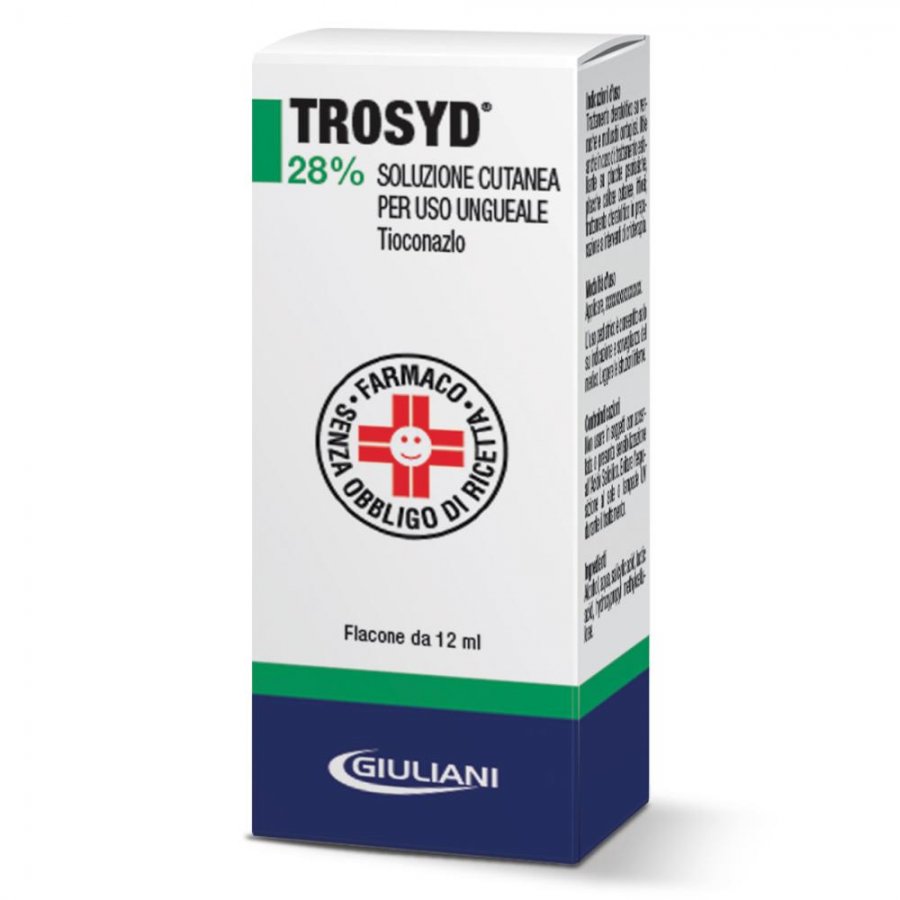 Trosyd 28% - Soluzione Ungueale 12ml per il Trattamento delle Infezioni Fungine delle Unghie