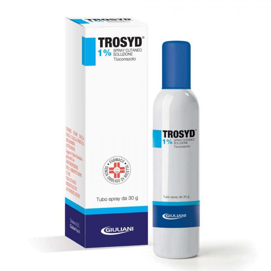 Trosyd 1% Spray Cutaneo 30g - Trattamento Antimicotico per Pelle Sana