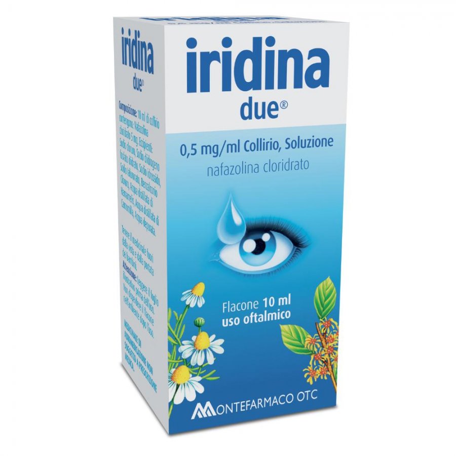 IRIDINA DUE COLLIRIO FLACONE 10ML 0,05%