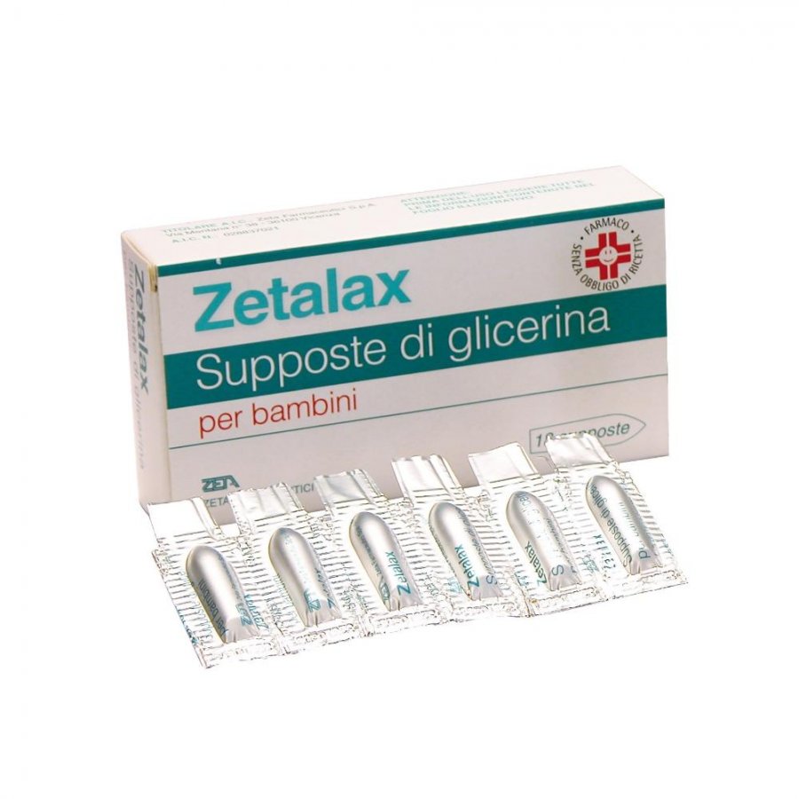Zetalax - Bambini 18 Supposte 1.375 mg