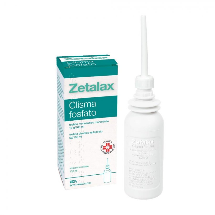 Zetalax Clisma Fosfato 1 Clisma 133 ml