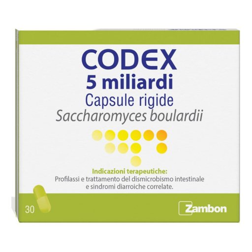 Codex 5 Miliardi 30 Capsule - Integratore Probiotico per la Salute Digestiva