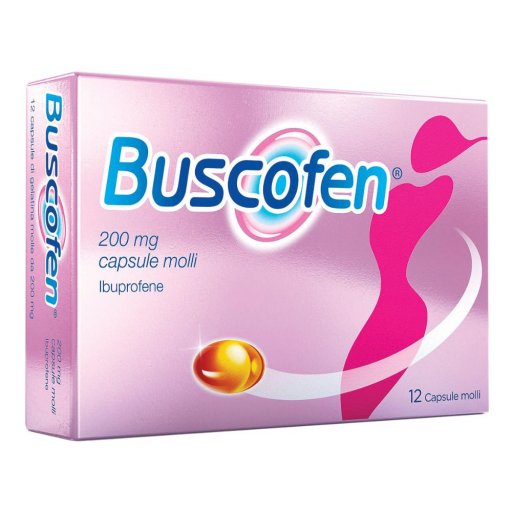 Buscofen 12 Capsule Molli da 200 mg - Analgesico per il Dolore