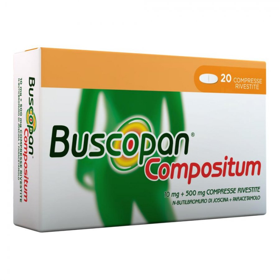 Buscopan Compositum 20 Compresse Rivestite per Dolori Gastrointestinali
