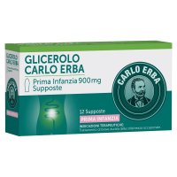 Carlo Erba, Glicerolo Prima Infanzia, 12 Supposte Carlo Erba, Glicerolo Prima Infanzia, 12 Supposte