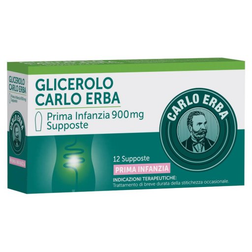 Carlo Erba, Glicerolo Prima Infanzia, 12 Supposte