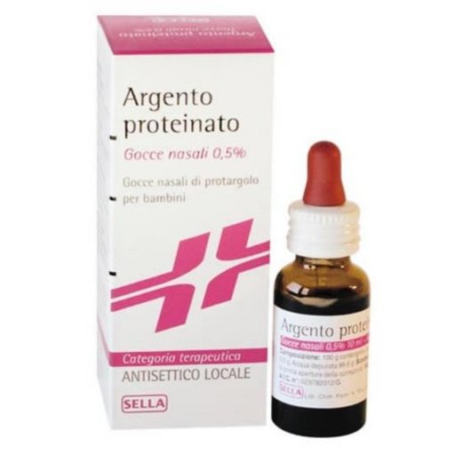 Argento Proteinato Decongestionante e antisettico 0,5% 10ml